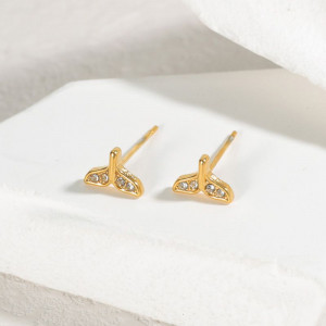 Серьги-пусеты хвостики CJJ26093 Серьги-пусеты хвостики CJJ26093