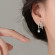 Серьги со звездой и цирконом CJZ46321