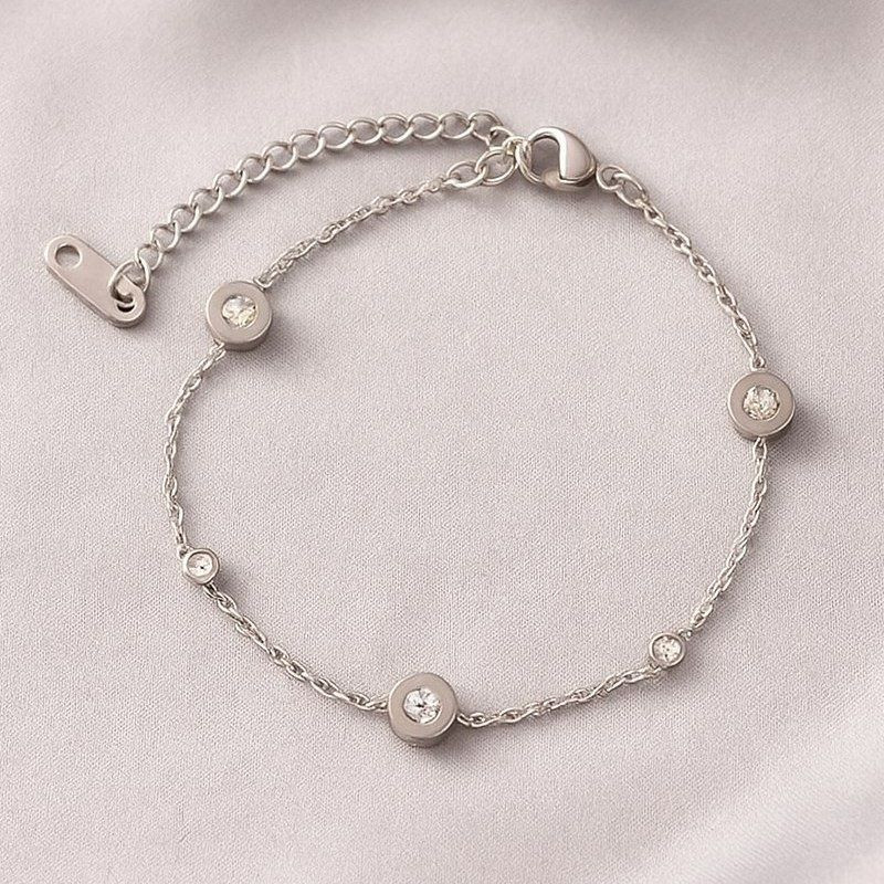 Браслет-нить с круглыми медальонами 1J12012CJJ