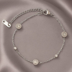 Браслет-нить с круглыми медальонами 1J12012CJJ Браслет-нить с круглыми медальонами 1J12012CJJ