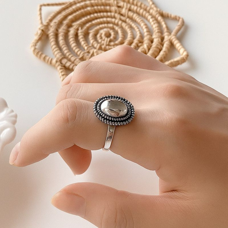 Кольцо с овальной вставкой и декоративным бортиком 1J12183CJJ Кольцо с овальной вставкой и декоративным бортиком 1J12183CJJ