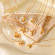 Золотистая цепочка с ракушкой и жемчугом CJL78901 Золотистая цепочка с ракушкой и жемчугом CJL78901