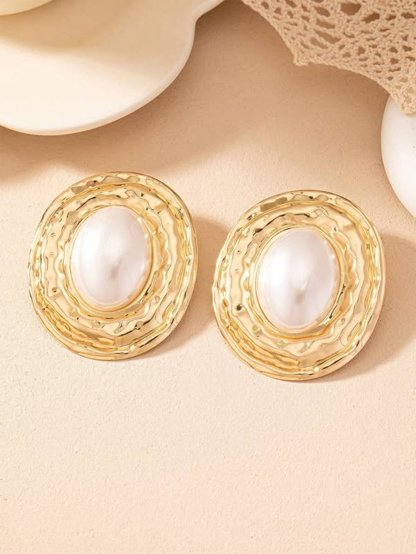 Серьги ювелирный сплав жемчужина 1J11742CJJ