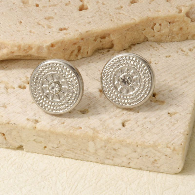 Серьги сталь CJR68491 Серьги сталь CJR68491