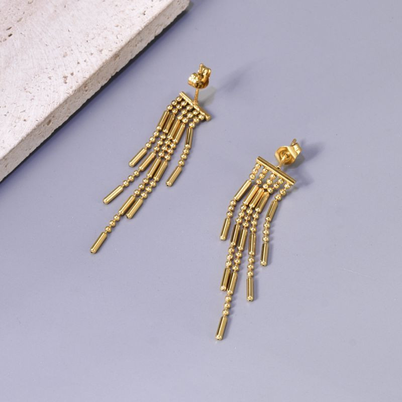 Серьги сталь CJL14418 Серьги сталь CJL14418