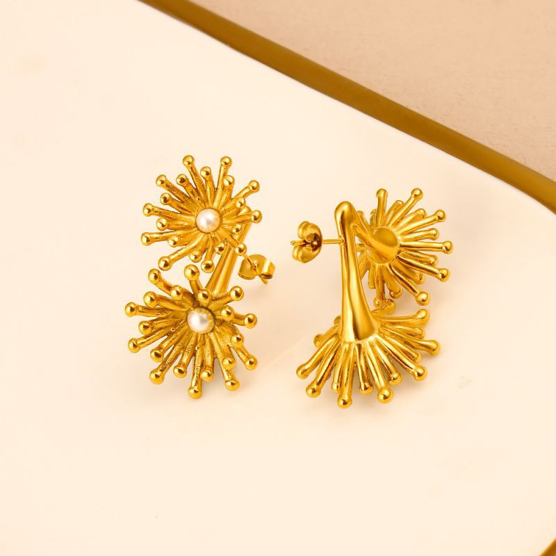 Серьги сталь CJP52852 Серьги сталь CJP52852